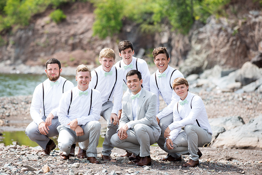 Groomsmen Wedding Photo